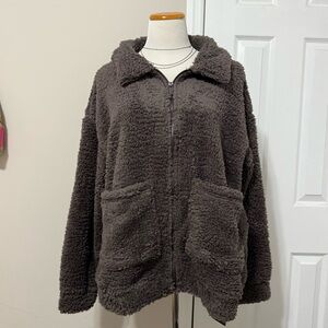 Marc New York - Faux Fur Zip Front Jacket